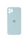 Чохол Silicone Case Square Full Camera Protective (AA) для Apple iPhone 11 Pro Max (6.5) - Бірюзовий / Light Turquoise - фото