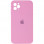 Чохол Silicone Case Square Full Camera Protective (AA) для Apple iPhone 11 Pro Max (6.5) - Рожевий / Light pink