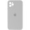 Чехол Silicone Case Square Full Camera Protective (AA) для Apple iPhone 11 Pro Max (6.5) - Серый / Light Grey