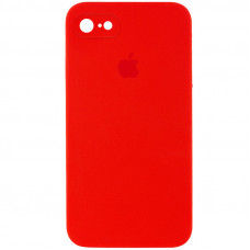 Чохол Silicone Case Square Full Camera Protective (AA) для Apple iPhone 6/6s (4.7) - Червоний / Red