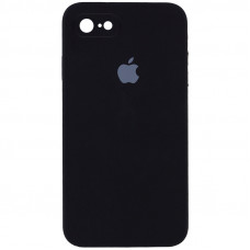 Чохол Silicone Case Square Full Camera Protective (AA) для Apple iPhone 6/6s (4.7) - Чорний / Black