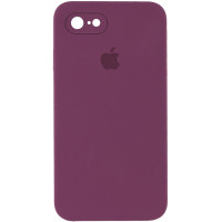 Custodia Silicone Case Square Full Camera Protective (AA) per Apple iPhone 6/6s (4.7) - Bordeaux / Maroon