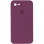 Чехол Silicone Case Square Full Camera Protective (AA) для Apple iPhone 6/6s (4.7) - Бордовый / Maroon
