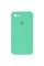 Чехол Silicone Case Square Full Camera Protective (AA) для Apple iPhone 6/6s (4.7) - Зеленый / Spearmint - фото