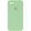 Чохол Silicone Case Square Full Camera Protective (AA) для Apple iPhone 6/6s (4.7) - М'ятний / Mint