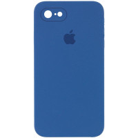 Custodia Silicone Case Square Full Camera Protective (AA) per Apple iPhone 6/6s (4.7) - Blu / Navy blue