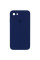 Чехол Silicone Case Square Full Camera Protective (AA) для Apple iPhone 6/6s (4.7) - Темно-синий / Midnight blue