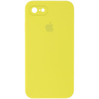 Custodia Silicone Case Square Full Camera Protective (AA) per Apple iPhone 6/6s (4.7) - Giallo / Bright Yellow