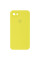 Чохол Silicone Case Square Full Camera Protective (AA) для Apple iPhone 6/6s (4.7) - Жовтий / Bright Yellow - фото