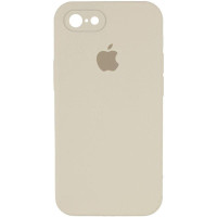 Custodia Silicone Case Square Full Camera Protective (AA) per Apple iPhone 6/6s (4.7) - Beige / Antique White