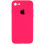 Чехол Silicone Case Square Full Camera Protective (AA) для Apple iPhone 6/6s (4.7) - Розовый / Barbie pink
