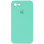 Чехол Silicone Case Square Full Camera Protective (AA) для Apple iPhone 6/6s (4.7) - Бирюзовый / Turquoise