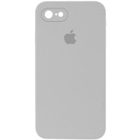 Чохол Silicone Case Square Full Camera Protective (AA) для Apple iPhone 6/6s (4.7) - Сірий / Light Grey