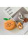 Силіконовий футляр Smile Fruits series для навушників AirPods 1/2 + кільце - orange - фото