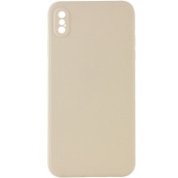 Силіконовий чохол Candy Full Camera для Apple iPhone XS Max (6.5) - Бежевий / Antique White