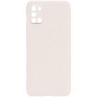 Силиконовый чехол Candy Full Camera для Samsung Galaxy A31 - Бежевый / Antigue White