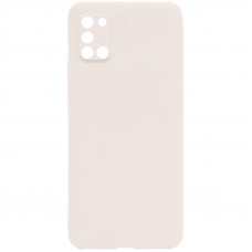 Силиконовый чехол Candy Full Camera для Samsung Galaxy A31 - Бежевый / Antigue White