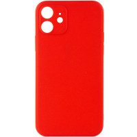 Силиконовый чехол Candy Full Camera для Apple iPhone 12 (6.1) - Красный / Red