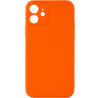Силіконовий чохол Candy Full Camera для Apple iPhone 12 (6.1) - Помаранчевий / Orange
