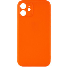 Силіконовий чохол Candy Full Camera для Apple iPhone 12 (6.1) - Помаранчевий / Orange