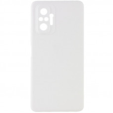 Силиконовый чехол Candy Full Camera для Xiaomi Redmi Note 10 Pro / 10 Pro Max - Белый / White