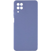 Силиконовый чехол Candy Full Camera для Samsung Galaxy M53 5G - Голубой / Mist blue