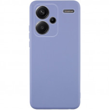 Силиконовый чехол Candy Full Camera для Xiaomi Redmi Note 13 Pro+ - Голубой / Mist blue