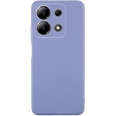 Силиконовый чехол Candy Full Camera для Xiaomi Redmi Note 13 4G - Голубой / Mist blue