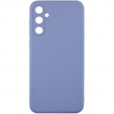 Силиконовый чехол Candy Full Camera для Samsung Galaxy A35 - Голубой / Mist blue