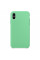 Чохол Silicone Case without Logo (AA) для Apple iPhone XS Max (6.5) - Зелений / Spearmint