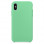 Чохол Silicone Case without Logo (AA) для Apple iPhone XS Max (6.5) - Зелений / Spearmint