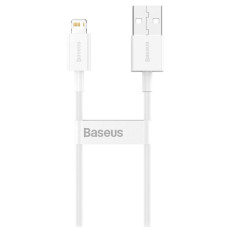 Дата кабель Baseus Superior Series Fast Charging Lightning Cable 2.4A (0.25m) (CALYS) Білий