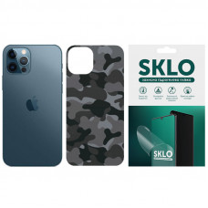 Защитная пленка SKLO Back (на заднюю панель) Camo для Apple iPhone XS (5.8) - Серый / Army Gray