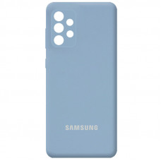 Чехол Silicone Cover Full Camera (AA) для Samsung Galaxy A13 4G - Голубой / Lilac Blue