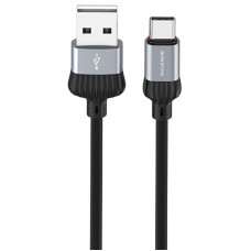 Дата кабель Borofone BX28 Dignity USB to Type-C (1m) - Metal gray