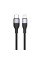 Дата кабель MJEMS US-SJ330 M2 Type-C to Lightning Fast Charging Cable 1.2m - Чорний - фото