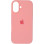 Чохол Silicone Case з закритим низом для Apple iPhone 17 (6.3) - Рожевий / Light pink