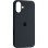 Чохол Silicone Case з закритим низом для Apple iPhone 17 (6.3) - Сірий / Dark Gray
