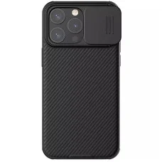 Карбоновая накладка Nillkin CamShield Pro Magnetic для Apple iPhone 15 Pro Max (6.7) - Black