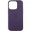 Кожаный чехол Leather Case (AAA) with MagSafe and Animation для Apple iPhone 14 Pro Max (6.7) - Deep Violet