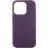 Шкіряний чохол Leather Case (AAA) with MagSafe and Animation для Apple iPhone 16 Pro Max (6.9) - Dark Purple