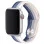 Силиконовый ремешок Rainbow для Apple Watch 38/40/41/42mm(ser.10) - Синий / Серый