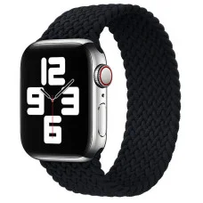 Ремешок Braided Solo Loop (AAA) для Apple Watch 38/40/41/42mm(ser.10) 155mm - Черный