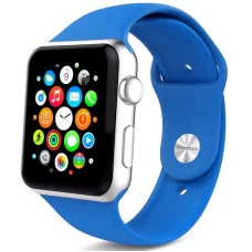 Силиконовый ремешок для Apple Watch 42(ser.1-3)/44/45/46/49mm - Синий / Royal blue