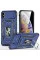 Custodia resistente agli urti Camshield Army Ring per Apple iPhone XS Max (6.5) - Blu / Navy - foto