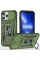Ударопрочный чехол Camshield Army Ring для Apple iPhone 12 Pro / 12 (6.1) - Оливковый / Army Green - фото