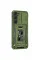Ударостійкий чохол Camshield Army Ring для Samsung Galaxy S21+ - Оливковий / Army Green - фото