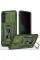 Ударостійкий чохол Camshield Army Ring для Samsung Galaxy S21+ - Оливковий / Army Green - фото