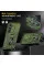Ударостійкий чохол Camshield Army Ring для Samsung Galaxy S21+ - Оливковий / Army Green - фото