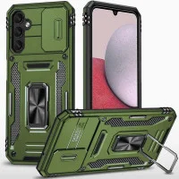 Ударостійкий чохол Camshield Army Ring для Samsung Galaxy S23 FE - Оливковий / Army Green